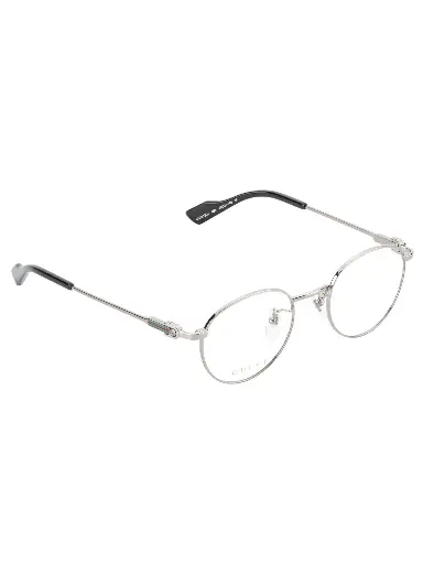 古馳 GG1613OJ 槍色金屬圓框不鏽鋼鏡架